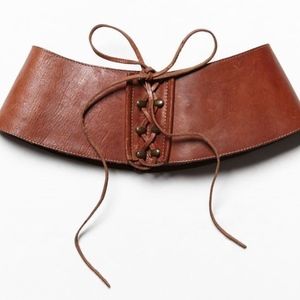 NWOT Free People Corset Lace Up Belt